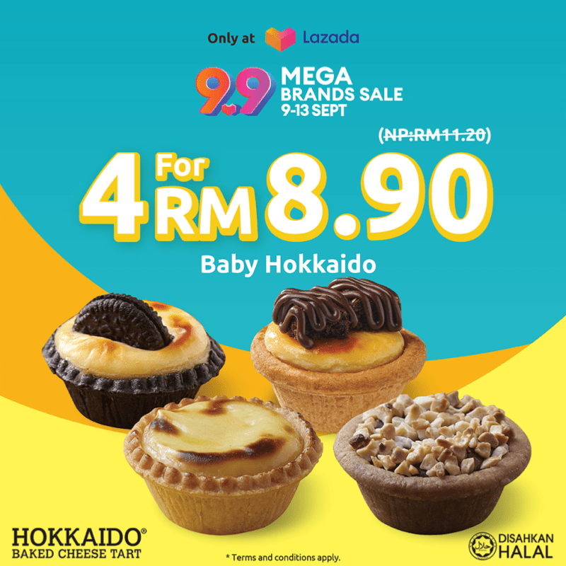 Hokkaido Baked Cheese Tart 9.9 Lazada 60% OFF 2 promo-