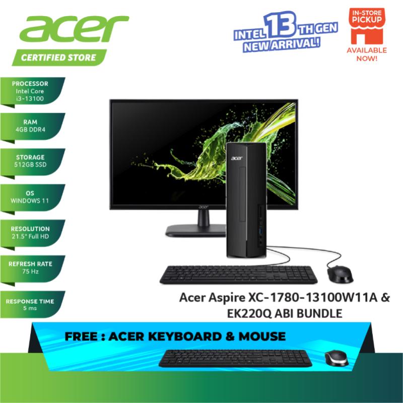 6 Komputer Desktop Terbaik di Malaysia 2025 3 ACER Aspire XC 1780 13100W11 Desktop