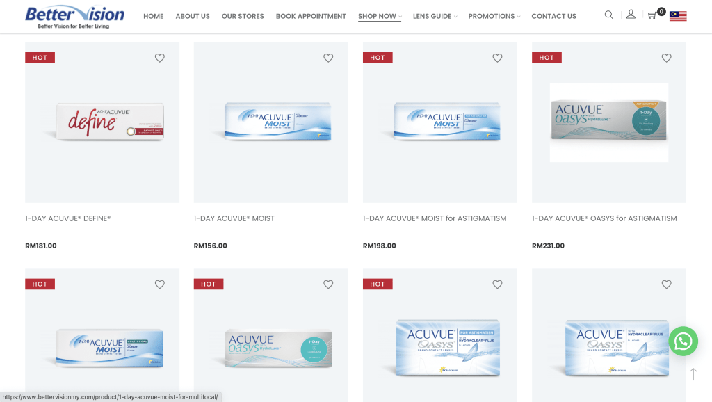 Top 8 Best Online Contact Lens Stores in Malaysia 2025 8 Better Vision