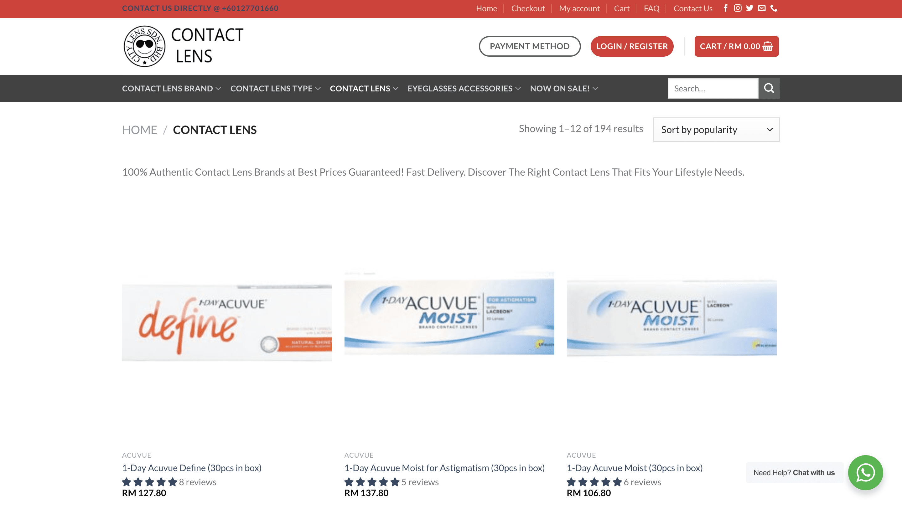 Top 8 Best Online Contact Lens Stores in Malaysia 2025 4 Citylens