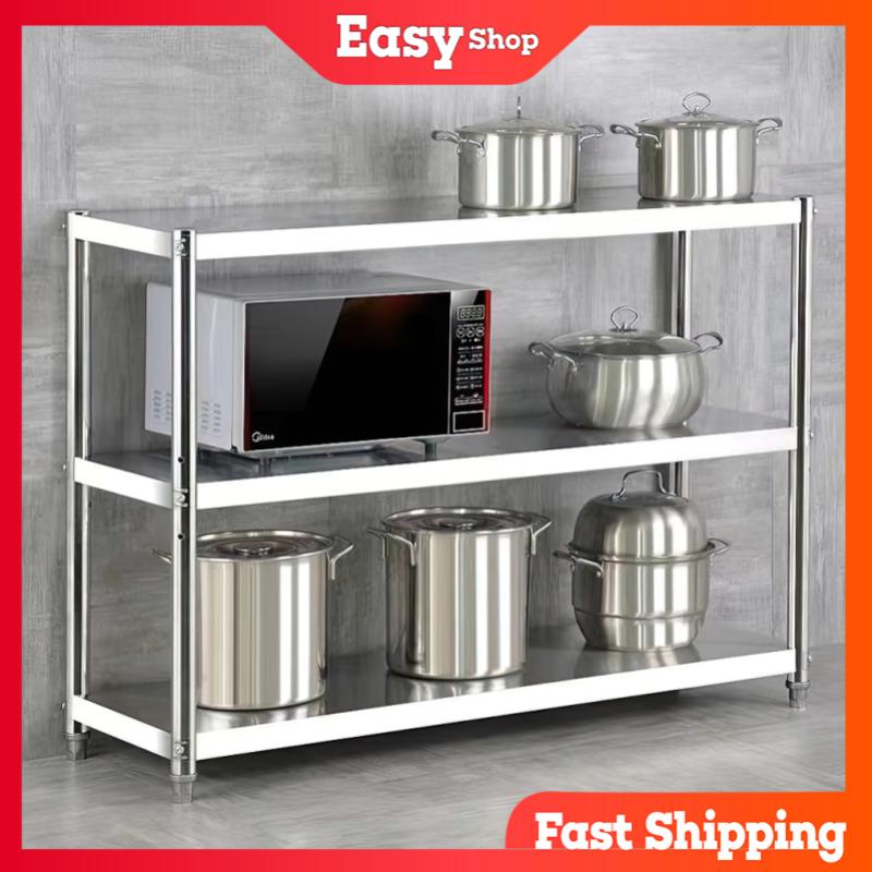 Top 10 Stainless Steel Kitchen Tables in Malaysia 2025 11 EasyShop-LGT-Stainless-Steel-Kitchen-Storage-Rack