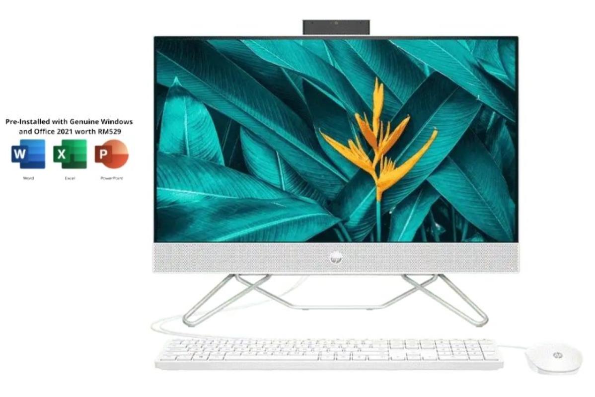 6 Komputer Desktop Terbaik di Malaysia 2025 7 HP All In One Desktop PC 24 CB0026D