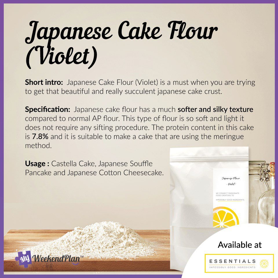 Top 10 Imported Flour You Need To Know 3 Japanese Cake Flour Violet