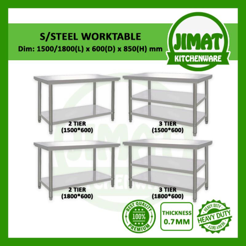 Top 10 Stainless Steel Kitchen Tables in Malaysia 2025 9 Jimat-Kitchenware-steel-worktable