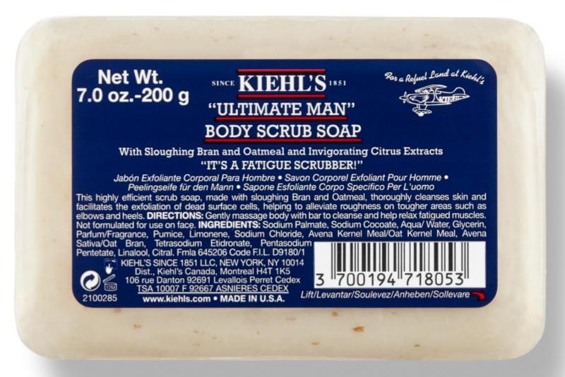 Top 7 Best Body Scrubs for Men in Malaysia 2025 8 Kiehls Ultimate Man Body Scrub Soap e1696297118506