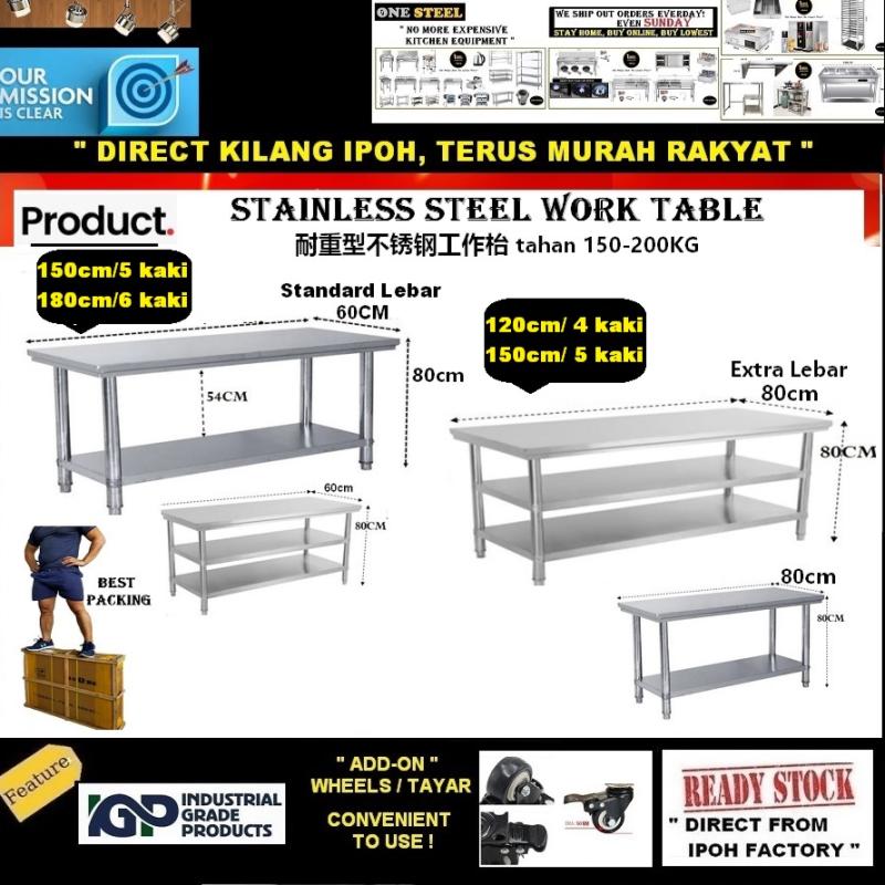 Top 10 Stainless Steel Kitchen Tables in Malaysia 2025 5 Kitchen-Master-Stainless-Steel-Kitchen-Table