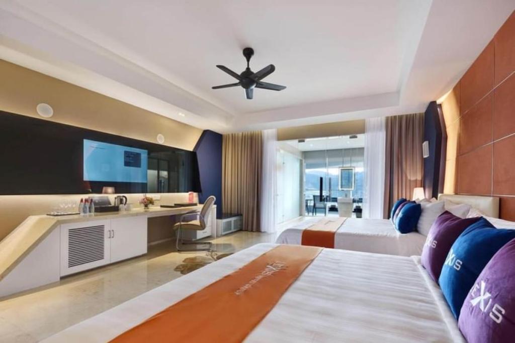 10 Hotel Bawah RM500 Terbaik di Pulau Pinang 2025 3 Lexis-Suites-Penang-room