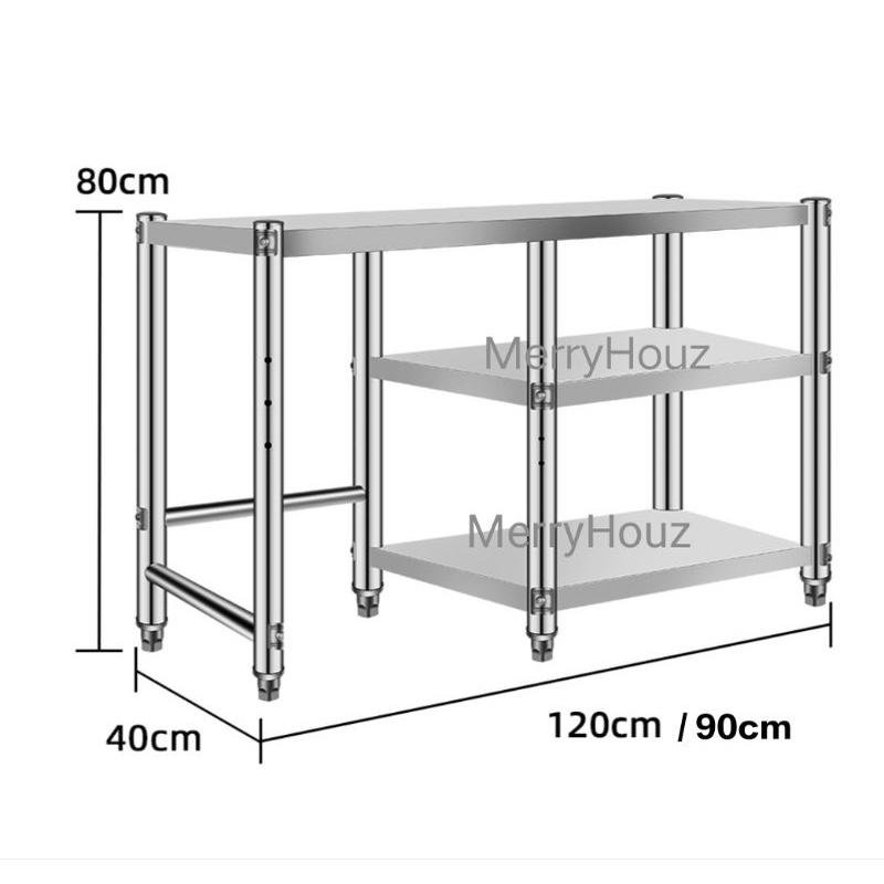 Top 10 Stainless Steel Kitchen Tables in Malaysia 2025 3 MerryHouz-stainless-steel-kitchen-table