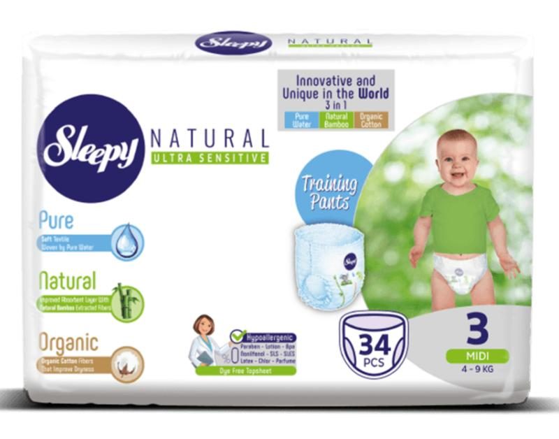 4 Lampin Bayi Organik Terbaik di Malaysia 2025 5 Sleepy Natural Training Pants e1696399249374