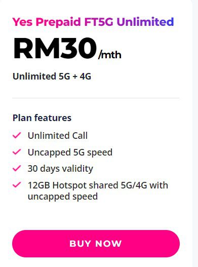 8 Pelan Data Prabayar Tanpa Had Terbaik di Malaysia 2025 9 Yes