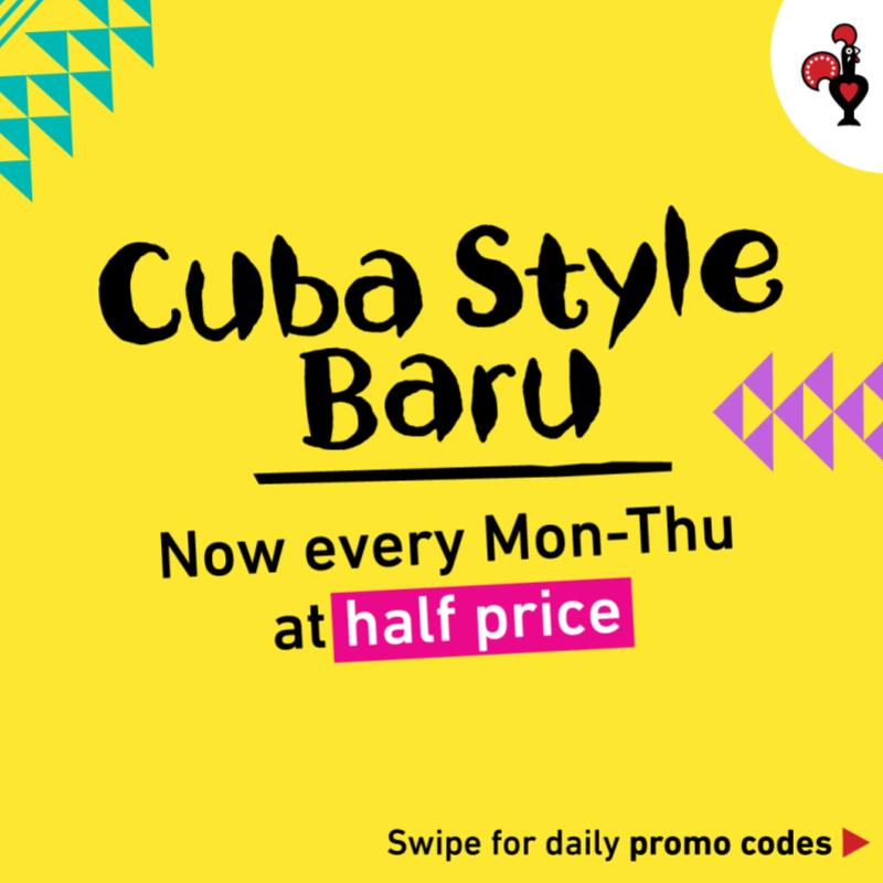 Nando's Cuba Style Baru at Half Price Every Mon to Thurs 1 promo 4 2