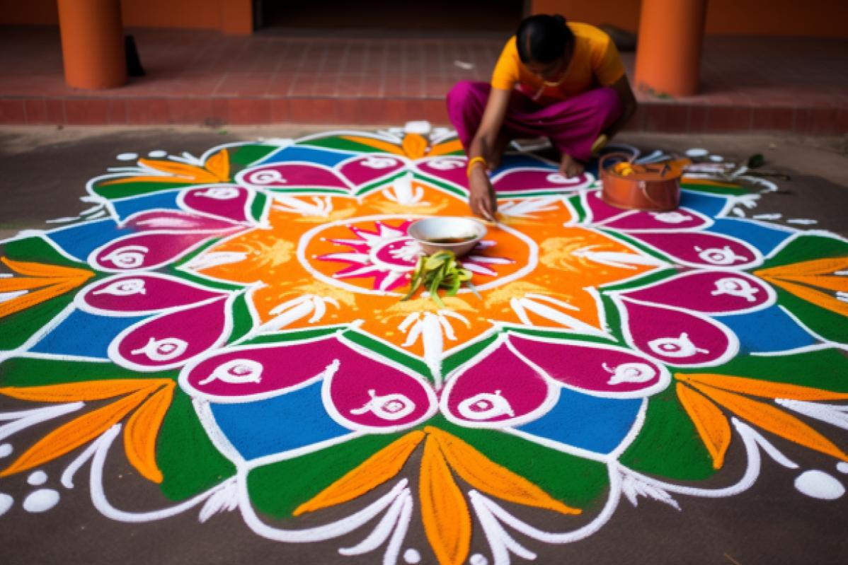 10 Perkara Terbaik Untuk Dilakukan Semasa Deepavali 2024 7 Admire The Deepavali Kolam 1