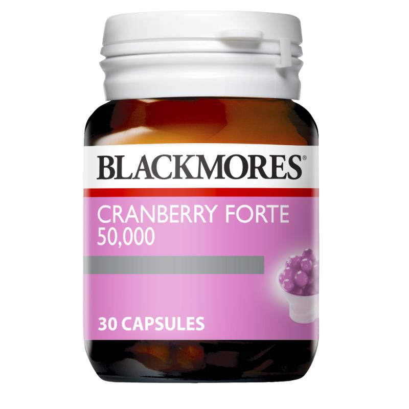 Top 8 Best Cranberry Supplements in Malaysia 2025 4 Blackmores Cranberry Forte 1
