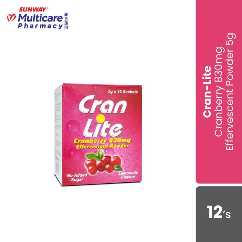 Top 8 Best Cranberry Supplements in Malaysia 2025 8 Cran Lite Cranberry Effervescent Powder