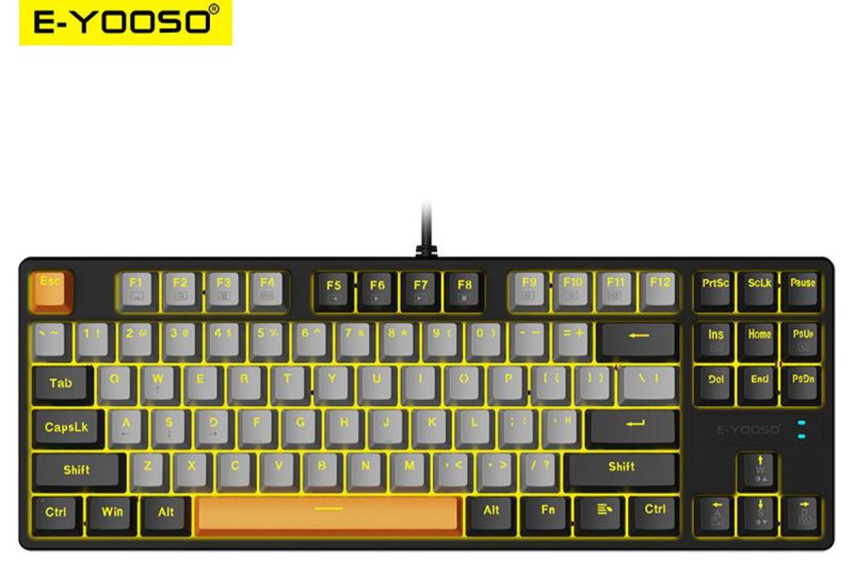 10 Mechanical Keyboard Terbaik Bajet Bawah RM100 di Malaysia 2025 7 E YOOSO Z87 Mechanical Keyboard
