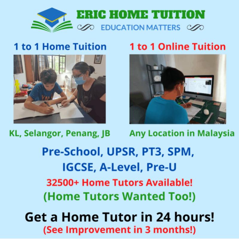 Top 10 Best IGCSE Online Tuition Classes in Malaysia 2025 9 Eric-Home-Tuition-banner
