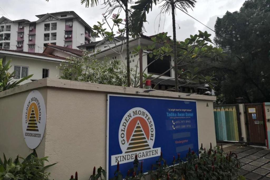 Top 10 Best Kindergartens in KL & PJ 2025 4 Golden-Montessori-Kindergarten-signboard