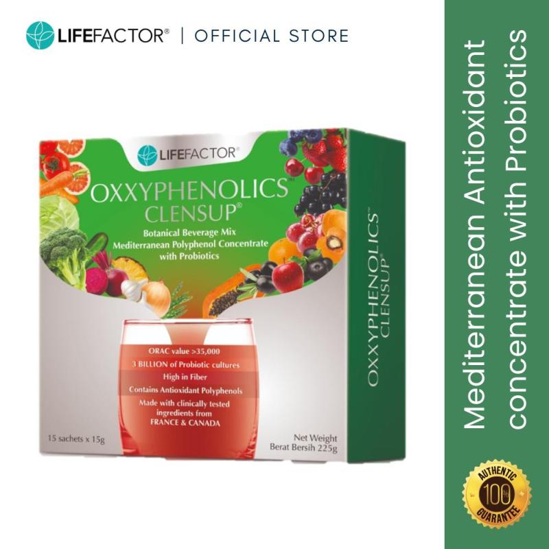 Top 8 Best Fibre Drink Supplements in Malaysia 2025 9 LIFE FACTOR Oxxyphenolics High Antioxidant Fibre Probiotics Drink