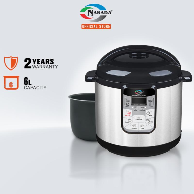 10 Pressure Cooker Terbaik di Malaysia 2025 9 Nakada 6 Litre Smart Pressure Cooker NKD6050 Basic