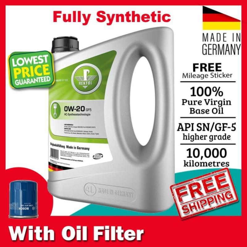 8 Minyak Enjin Terbaik untuk Myvi di Malaysia 2025 10 Rektol 0W20 Fully Synthetic Engine Oil