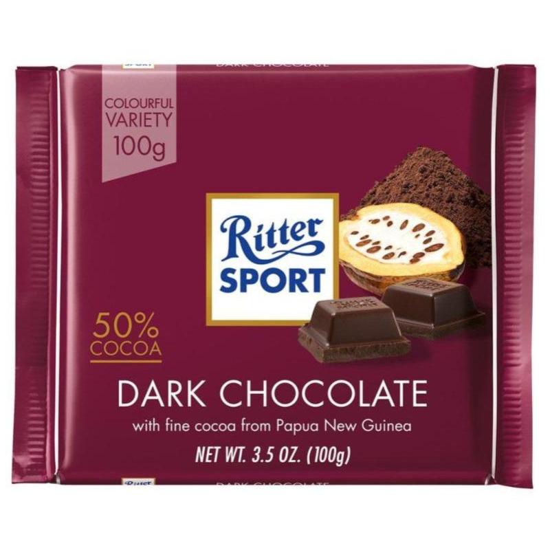 10 Coklat Hitam Terbaik di Malaysia 2025 4 Ritter-Sport-Dark-Chocolate