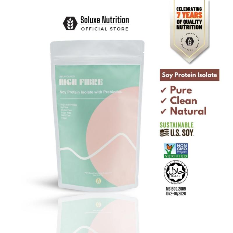 Top 8 Best Fibre Drink Supplements in Malaysia 2025 5 Soluxe Vegan High Fibre Unflavored Soy Powder