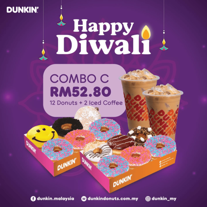 Dunkin' Happy Diwali Donuts 2023 4 deepavali 1