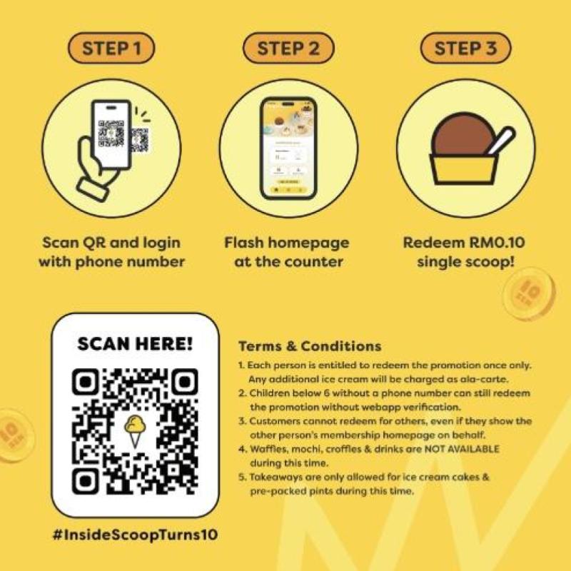 Inside Scoop 10 Sen Ice Cream Promotion for All Outlets! 4 promo 14