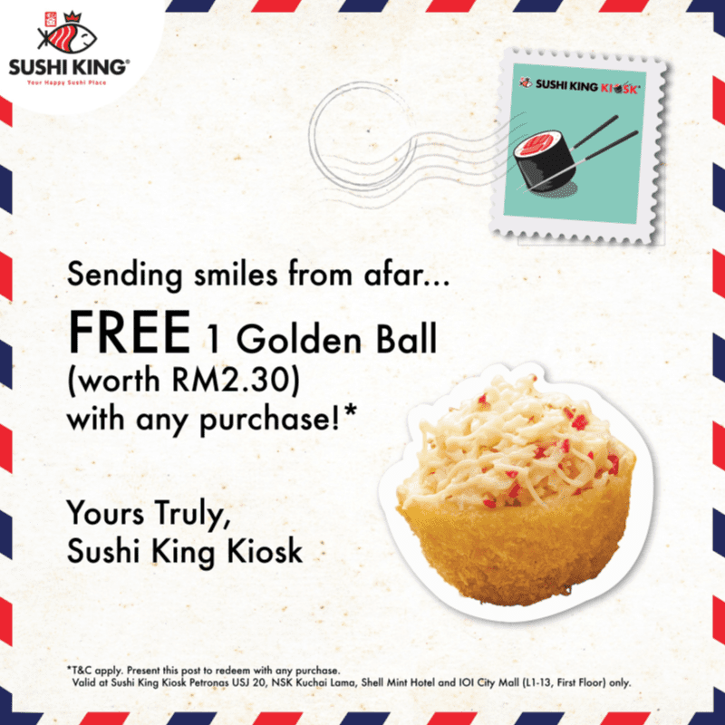 Sushi King Free 1 Golden Ball Promo 1 promo 3 1