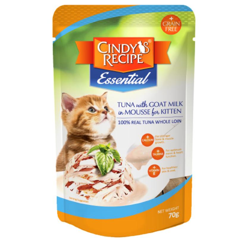 10 Makanan Kucing Basah Terbaik di Malaysia 2025 11 Cindys-Recipe-Essential-Wet-Cat-Food-Pouch