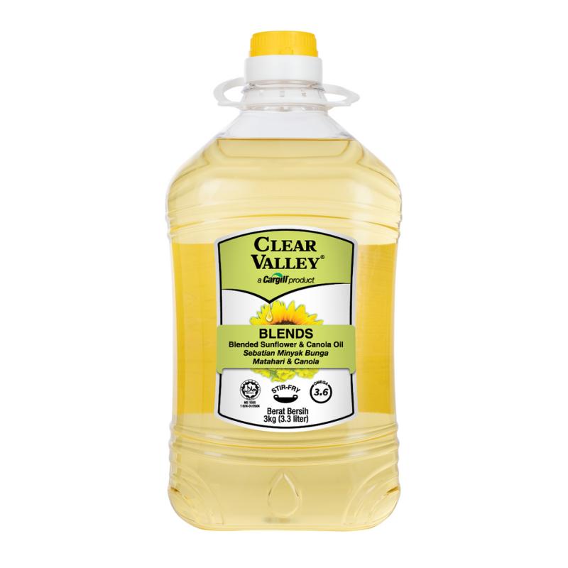 Top 10 Best Cooking Oil In Malaysia 2025 7 Clear Valley Blended Sunflower and Canola Cooking Oil