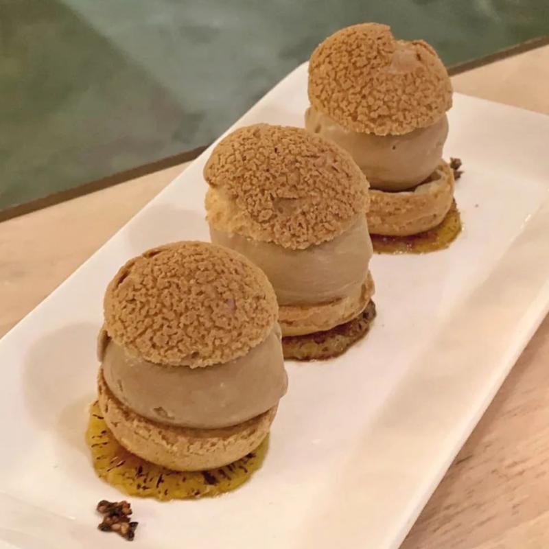 Top 10 Best Dessert Places in Kuala Lumpur 2025 13 Foo-Foo-Profiteroles-with-salted-caramel coffee-ice-cream