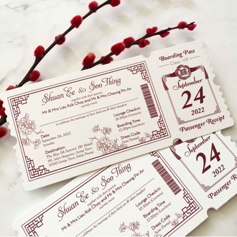 Top 9 Best Suppliers for Unique Wedding Invitation Cards in Malaysia 2025 7 Paperose-wedding-invitation-cards