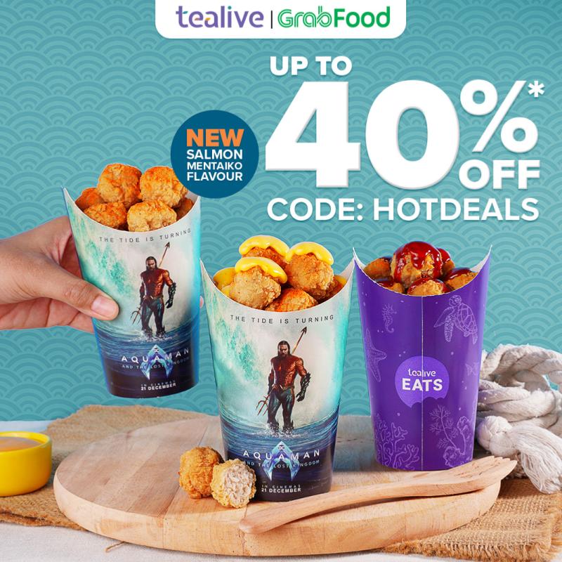 Tealive x GrabFood 40% OFF Deal 1 promo 1 1