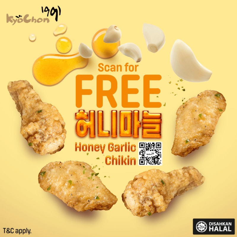 KyoChon FREE Honey Garlic Chikin Series 2 promo 3