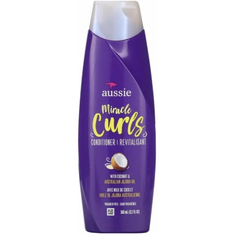 Top 10 Best Conditioners and Leave-In Conditioners for Curly Hair in Malaysia 2025 3 Aussie Miracle Curls Conditioner