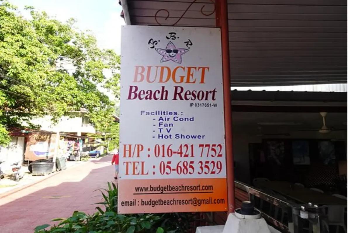 Top 10 Budget Beach Resort Hotels Below RM200 in Pangkor 2025 8 Budget-Beach-Resort-signboard
