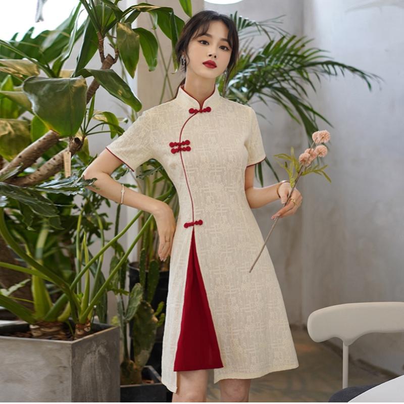 Top 10 Best Chinese New Year Outfits in Malaysia 2025 5 Casual Short Sleeve Cheongsam