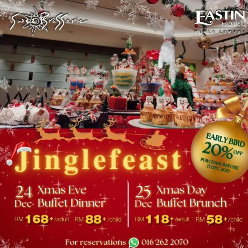 Top 6 Best Christmas Dinner Buffets in KL & PJ 11 Eastin Hotel buffet details