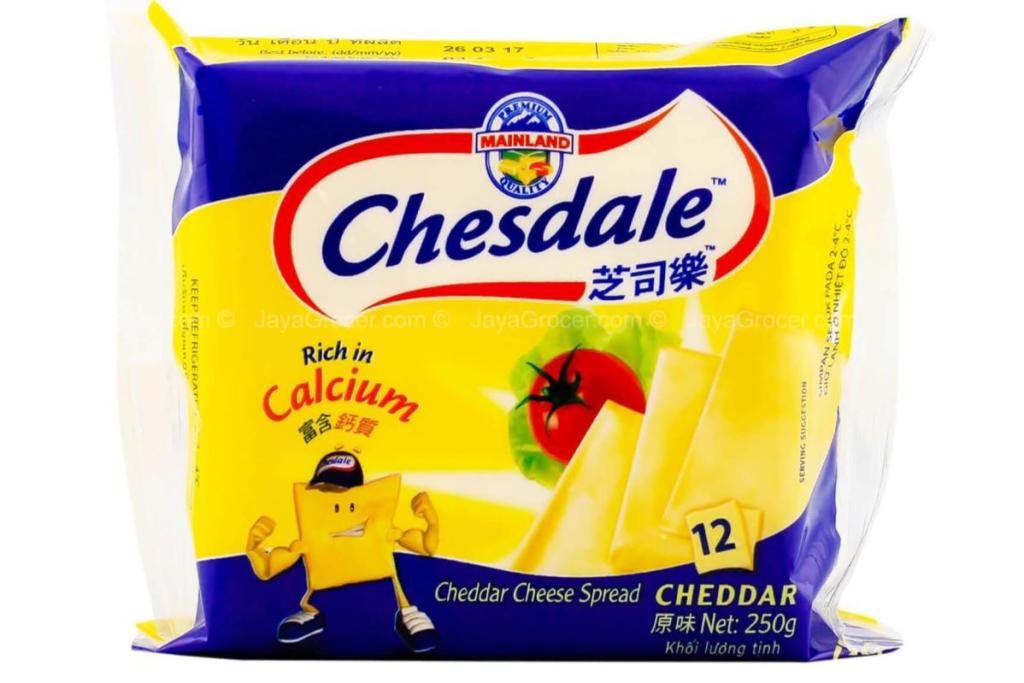 10 Hirisan Keju Terbaik di Malaysia 2025 4 Mainland Chesdale Cheese Spread 1