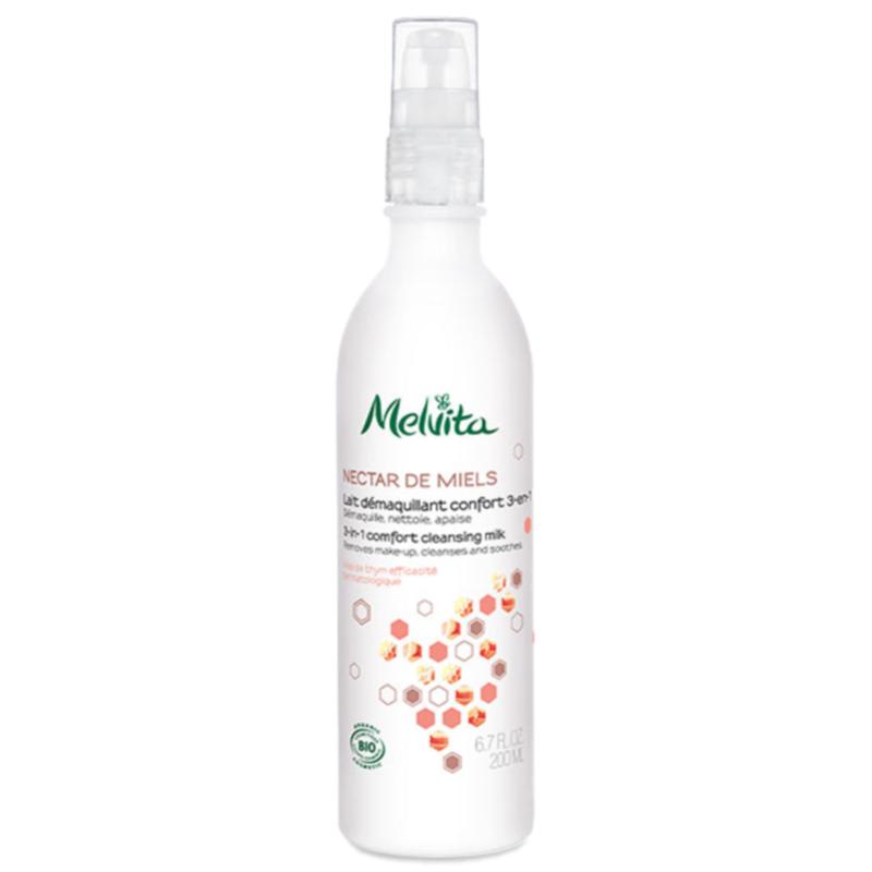 Top 10 Best Cleansers for Dry Skin in Malaysia 2025 3 Melvita-3-in-1-Comfort-Cleansing-Milk