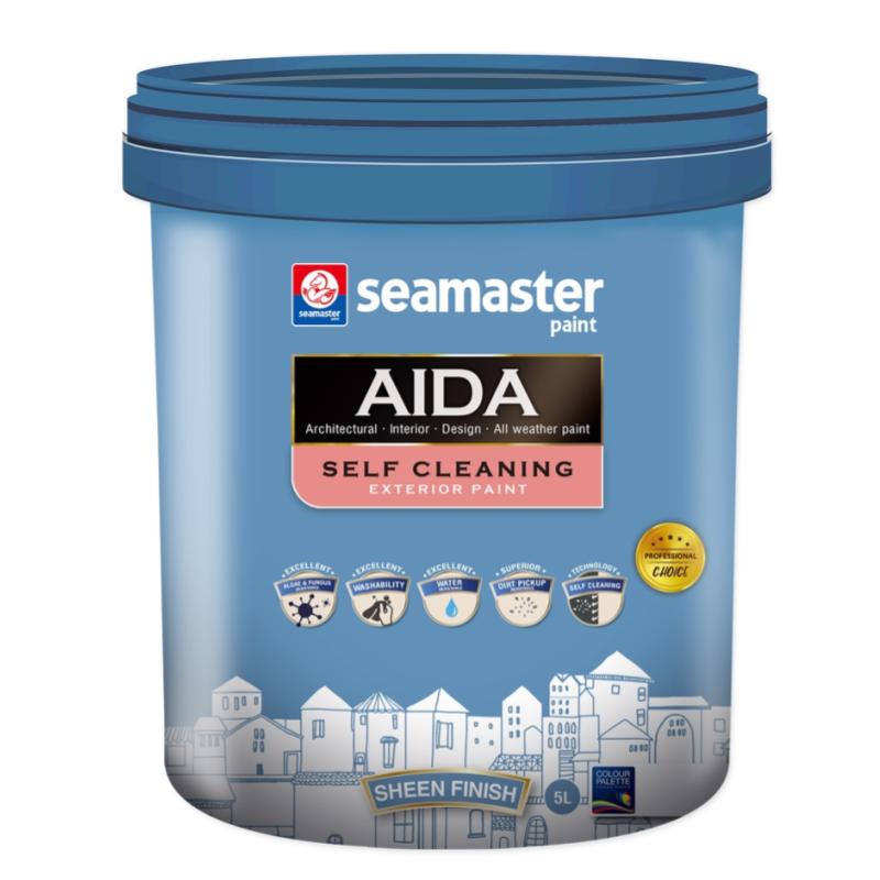 Top 10 Best Paint Brands in Malaysia 2025 13 Seamaster-Paint-AIDA-Exterior-Self-Cleaning