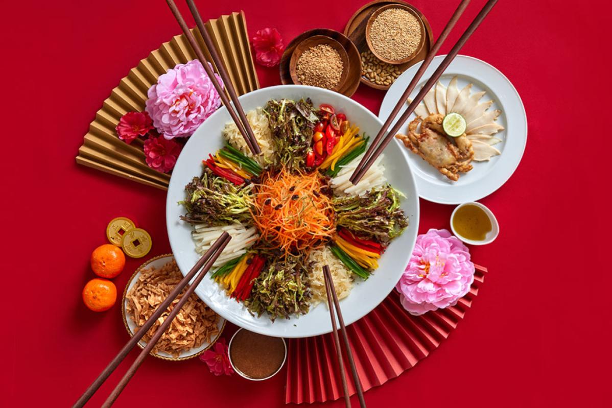 Top 10 Best Places To Visit in Malaysia During Chinese New Year 2025 12 The-Brasserie-prosperity-yee-sang