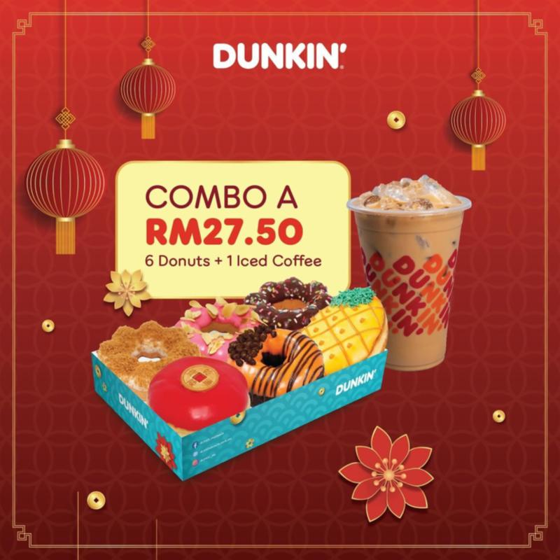 Dunkin' Chinese New Year Donuts & FREE Ang Pow 2 promo 5 1