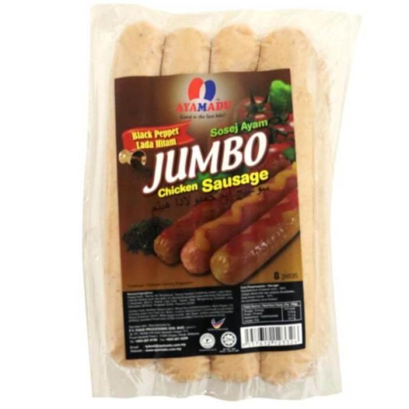 Top 10 Best Sausages in Malaysia 2025 14 Ayamadu Jumbo Sausage Black Pepper