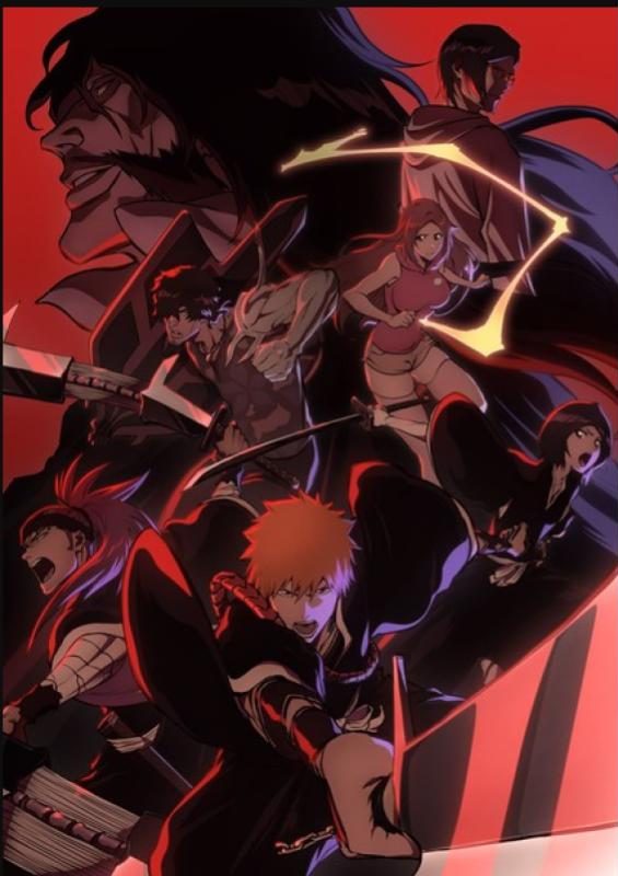 20 Siri Anime Terbaik Yang Baru Dikeluarkan 2024 19 Bleach Thousand Year Blood War poster e1708420441930