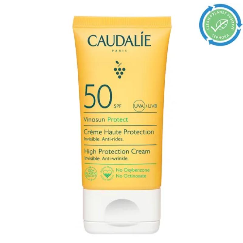 Top 8 Best Reef Safe Sunscreens in Malaysia 2025 9 CAUDALIE Vinosun High Protection SPF 50 Cream