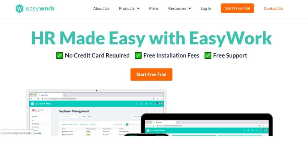 Top 9 Best HR Software in Malaysia 2025 8 EasyWork e1709101929805