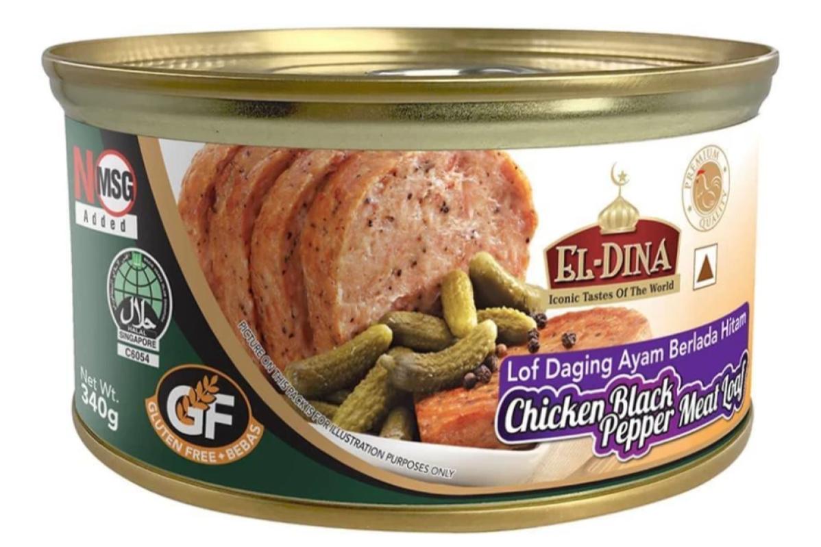 Top 10 Best Luncheon Meat in Malaysia 2026 7 El-Dina-Chicken-Black-Pepper-Luncheon-Meat