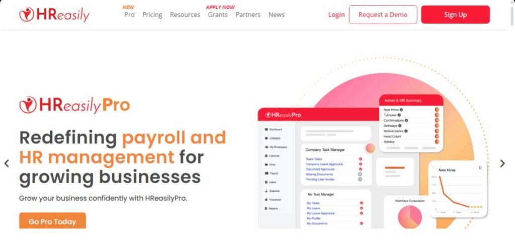 Top 9 Best HR Software in Malaysia 2025 3 HReasily Website e1708570508454